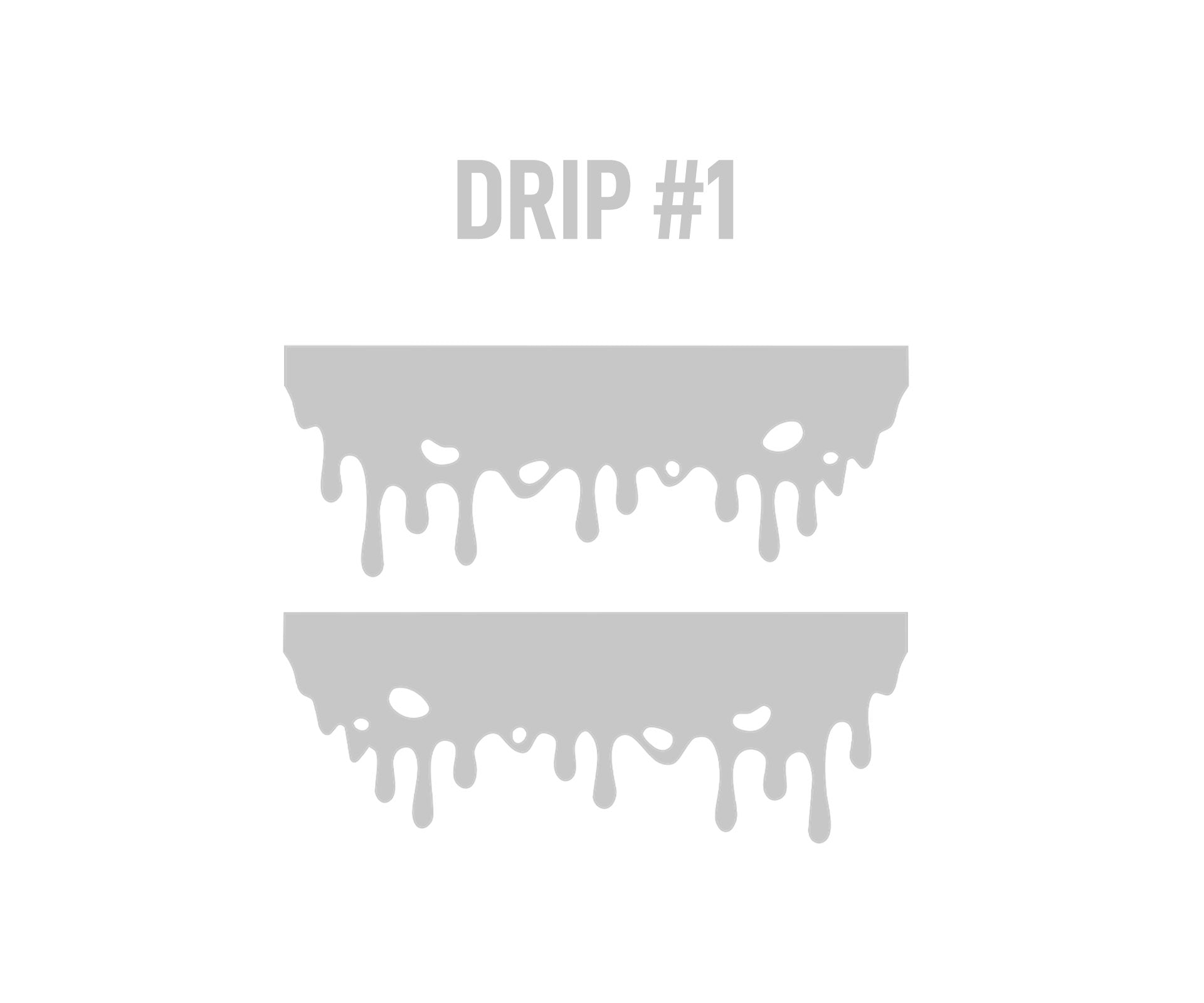 Melting Drip Dripping Sneaker Shoes Quality Vinyl Stencil Kit 