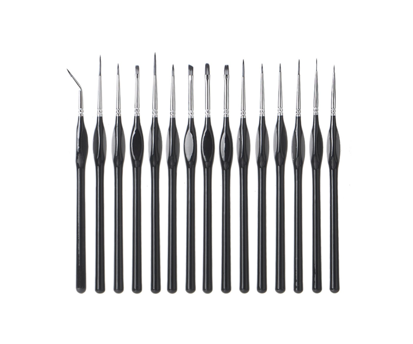 MICRO-DETAIL PREMIUM ERGONOMIC PAINT BRUSH SET (15 PCS)