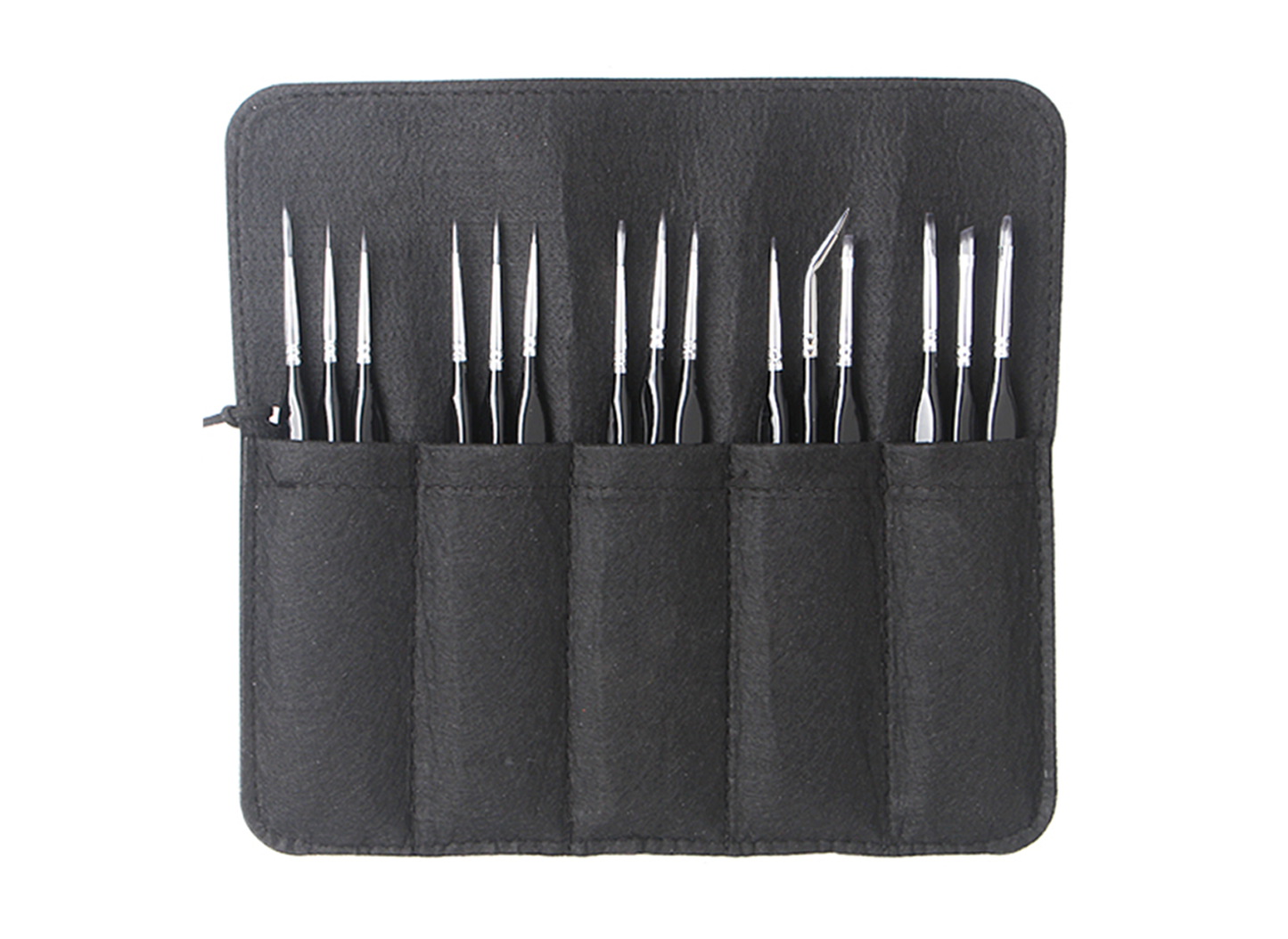 MICRO-DETAIL PREMIUM ERGONOMIC PAINT BRUSH SET (15 PCS)