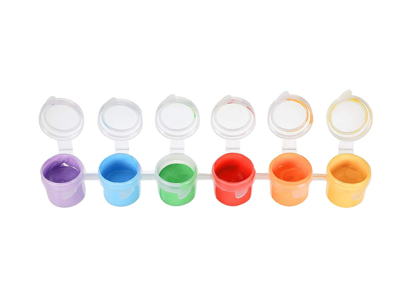 PLASTIC PAINT POTS (6 x 5ml) *HIGH QUALITY*