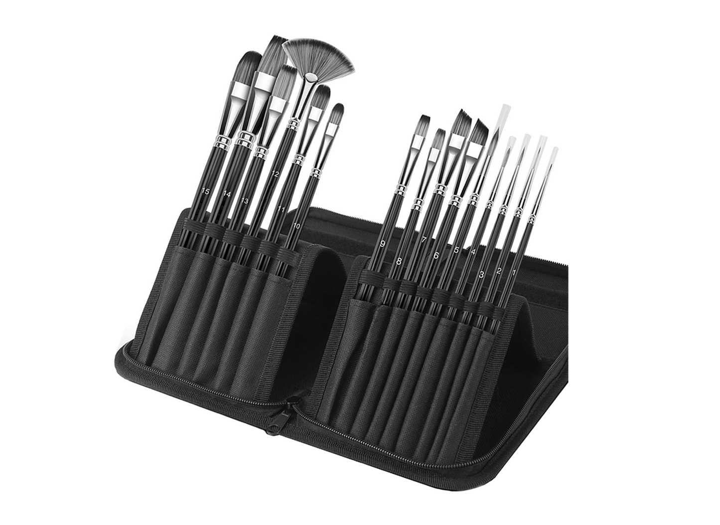 PRO ARTIST PREMIUM PAINT BRUSH SET (15 PCS)