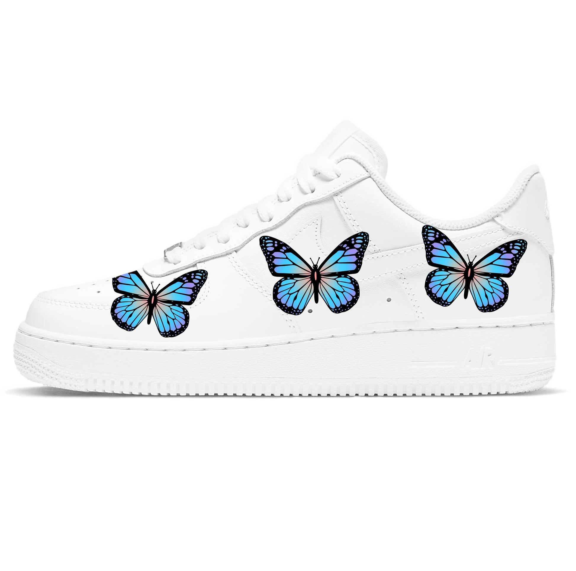 NIKE AIRFORCE 1 WITH STICKER SHOES FOR WOMEN